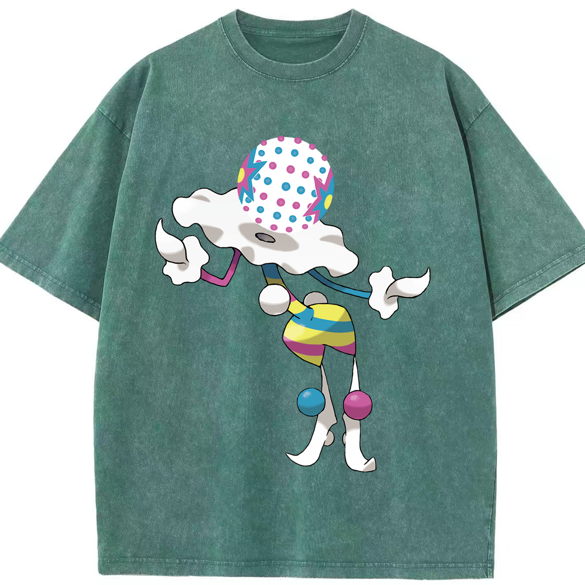 （画像用） ポケットモンスター Pokémon 綿100% ヴィンテージ風 半袖Tシャツ（フロントプリント）